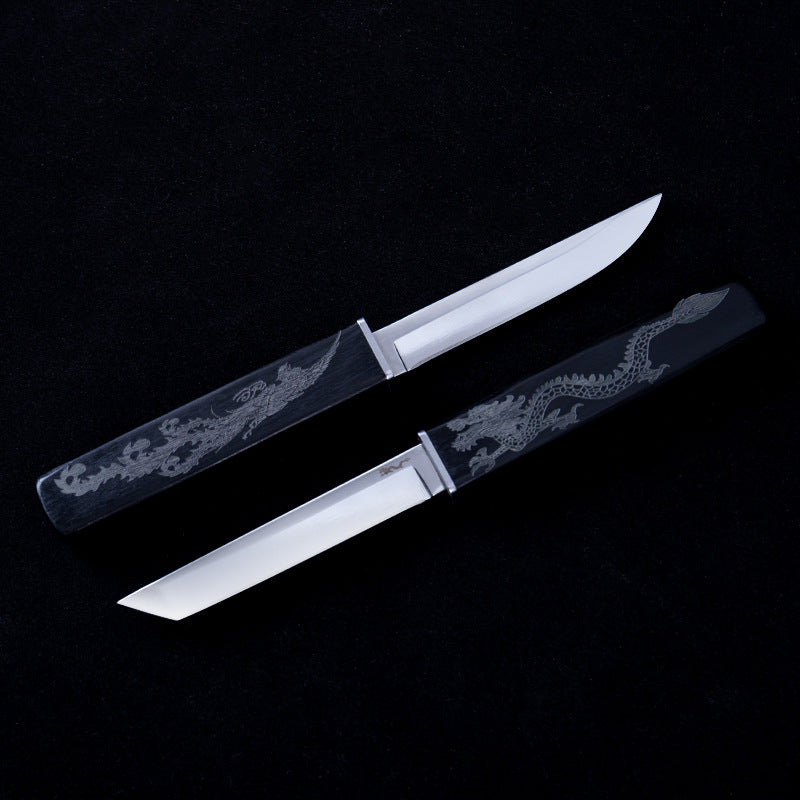 Limited Edition Onyx Black Dual Blade Chef Knife