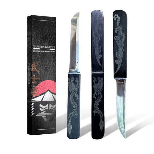 Limited Edition Onyx Black Dual Blade Chef Knife