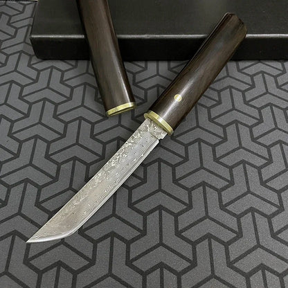 Damascus Onyx Black Samurai Chef Knife