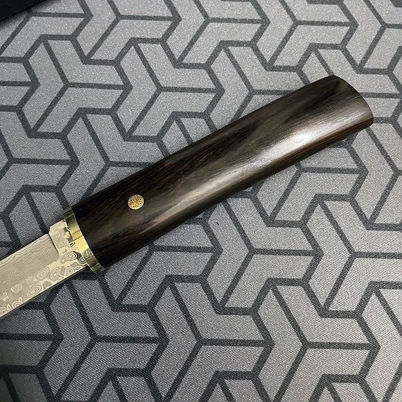 Damascus Onyx Black Samurai Chef Knife